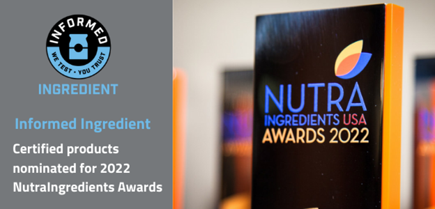 Informed Ingredient - NutraIngredients Awards 2022.