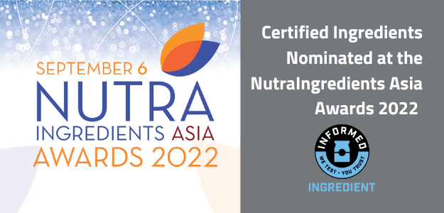 NutraIngredients Asia Awards - Informed Ingredient - 2022