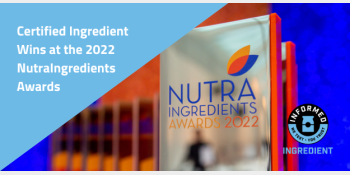 NutraIngredients Awards 2022 - Informed Ingredient