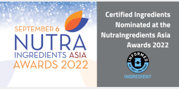 NutraIngredients Asia Awards - Informed Ingredient - 2022