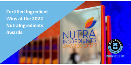 NutraIngredients Awards 2022 - Informed Ingredient