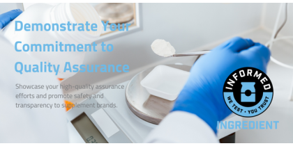 Ingredient Quality Assurance - Informed Ingredient